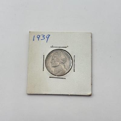 LOT 188J: 1939 & 1942 Nickel Five Cent US Coins, Trick Double Sided Nickel & More