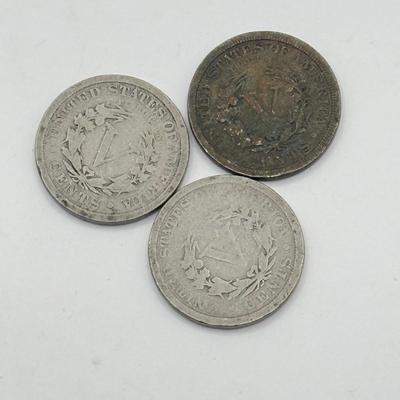 LOT 188J: 1939 & 1942 Nickel Five Cent US Coins, Trick Double Sided Nickel & More
