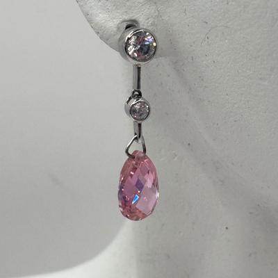 LOT 191J: 925 Sterling Silver Pierced Drop Earrings (23.77gtw)