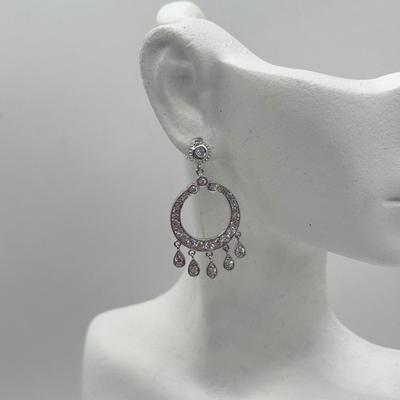 LOT 191J: 925 Sterling Silver Pierced Drop Earrings (23.77gtw)