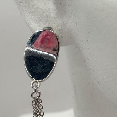 LOT 191J: 925 Sterling Silver Pierced Drop Earrings (23.77gtw)