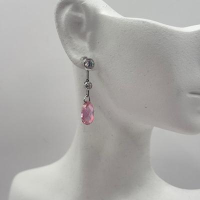 LOT 191J: 925 Sterling Silver Pierced Drop Earrings (23.77gtw)