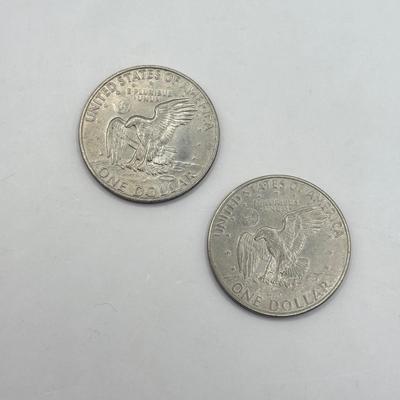 LOT 192J: Early 1970s Kennedy Half Dollar & Dollar US Coins