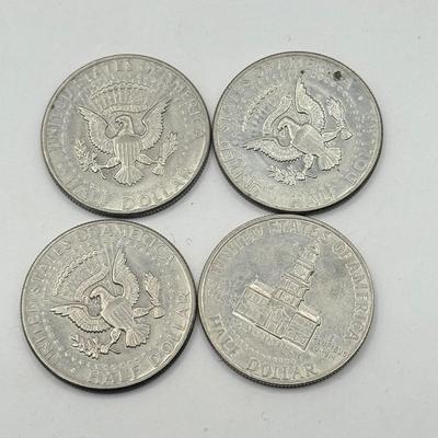 LOT 192J: Early 1970s Kennedy Half Dollar & Dollar US Coins