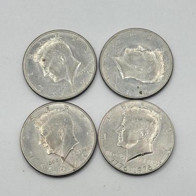 LOT 192J: Early 1970s Kennedy Half Dollar & Dollar US Coins