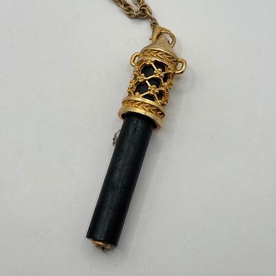 LOT 195J: Vintage Bracelet w/ Attached Perfume Container (needs repair)