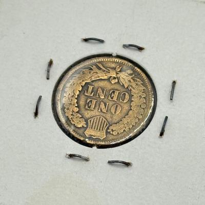LOT 196J: Antique 1903 & 1906 “Indian Head” Pennies, Kennedy Half Dollar, 1943 Penny & More