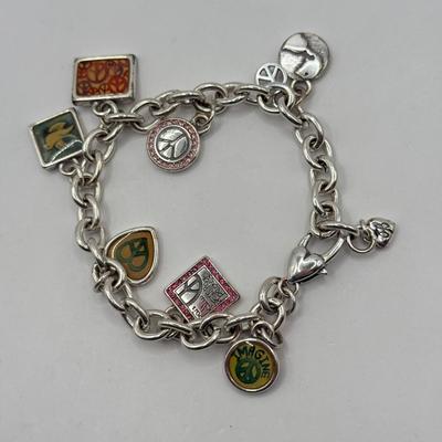 LOT 197J: Key Watch Necklace, Pen Necklace & Charm Bracelet