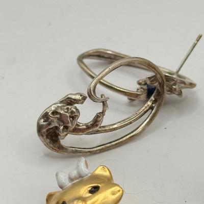 LOT 200J: Cat Jewelry: Danecraft, Barlow, Discovery & More