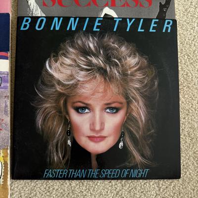 LOT 224L: Collection of Vintage & Promotional Copy Records: Bonnie Tyler, Red Rockers & More