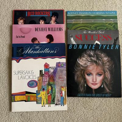 LOT 224L: Collection of Vintage & Promotional Copy Records: Bonnie Tyler, Red Rockers & More