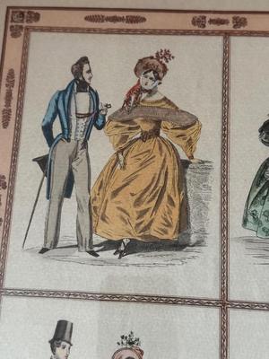 LOT 225L: "War of the Roses" & "Butterfly Time" Prints by Maud Humphrey (American, 1868-1940), Print of Victorian...