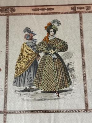 LOT 225L: "War of the Roses" & "Butterfly Time" Prints by Maud Humphrey (American, 1868-1940), Print of Victorian...