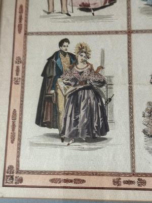 LOT 225L: "War of the Roses" & "Butterfly Time" Prints by Maud Humphrey (American, 1868-1940), Print of Victorian...