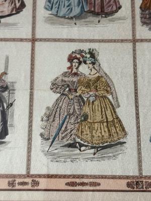 LOT 225L: "War of the Roses" & "Butterfly Time" Prints by Maud Humphrey (American, 1868-1940), Print of Victorian...