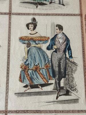 LOT 225L: "War of the Roses" & "Butterfly Time" Prints by Maud Humphrey (American, 1868-1940), Print of Victorian...
