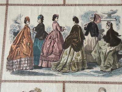 LOT 225L: "War of the Roses" & "Butterfly Time" Prints by Maud Humphrey (American, 1868-1940), Print of Victorian...