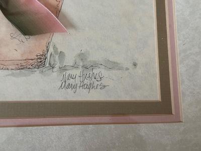 LOT 225L: "War of the Roses" & "Butterfly Time" Prints by Maud Humphrey (American, 1868-1940), Print of Victorian...