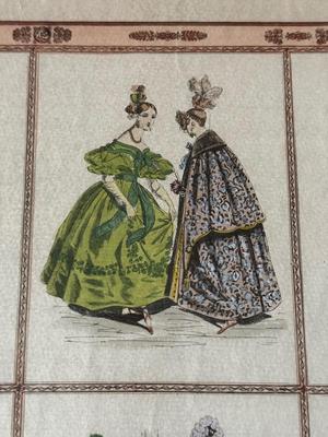 LOT 225L: "War of the Roses" & "Butterfly Time" Prints by Maud Humphrey (American, 1868-1940), Print of Victorian...
