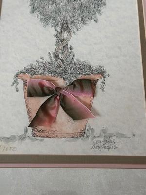 LOT 225L: "War of the Roses" & "Butterfly Time" Prints by Maud Humphrey (American, 1868-1940), Print of Victorian...
