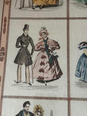 LOT 225L: "War of the Roses" & "Butterfly Time" Prints by Maud Humphrey (American, 1868-1940), Print of Victorian...