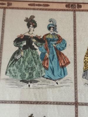 LOT 225L: "War of the Roses" & "Butterfly Time" Prints by Maud Humphrey (American, 1868-1940), Print of Victorian...