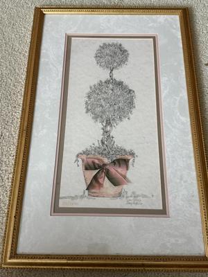LOT 225L: "War of the Roses" & "Butterfly Time" Prints by Maud Humphrey (American, 1868-1940), Print of Victorian...