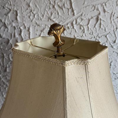 LOT 235F: Tall Vintage Stiffel Brass Accent Table Lamp