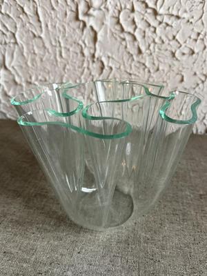 LOT 239F: Vintage Reserve Brass Bartop Wine Bottle Opener & Lucite Wavy Edge Bowl & Divided Tray