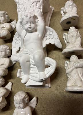 LOT 992B: Ceramic Bisque Angel household decor
