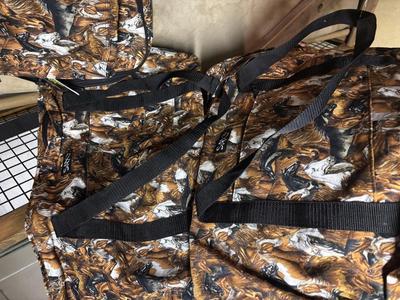LOT 990B: Collection of Equine / Horse print totes and bags by Sax.