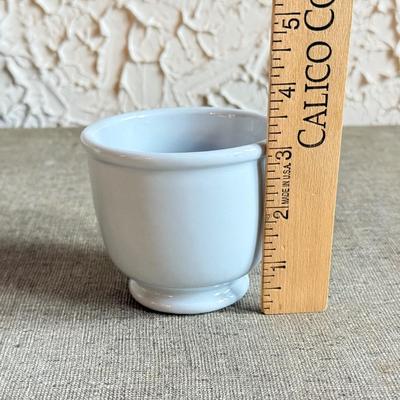 LOT 261F: Vintage Lamberton Scammell Platinum Blue Dinerware Mugs
