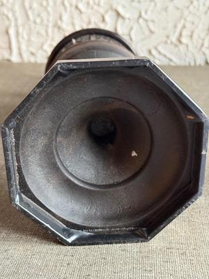 LOT 237F: Vintage Heavy Electric Candlestick & Oil Holder Lamps