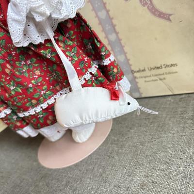 LOT 264F: Three 1992 Victoria Ashlea Originals Bette Ball Goebel Kitty Meow Meow Porcelain Dolls w/ Stands - only 250 made