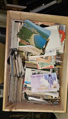 Largest box of postcards and old photos Lot #3