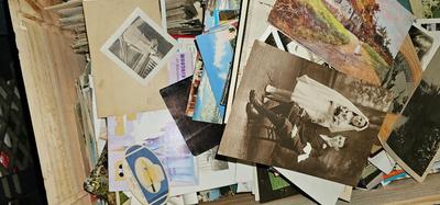 Largest box of postcards and old photos Lot #3
