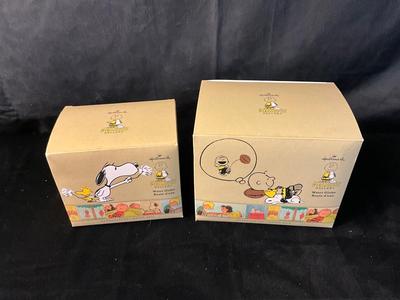 Lot 568 Hallmark Peanuts Waterglobes 2012 Charlie Brown & Snoopy