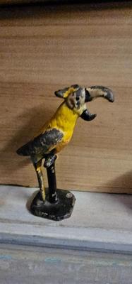 Vintage Cast Iron Parrot Bottle Opener! 5" John Wright Co. 1930s Tiki Bar