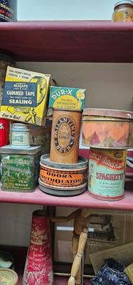 Lot of 8 Vintage Tins and boxes