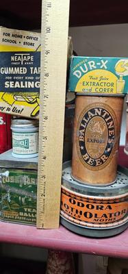 Lot of 8 Vintage Tins and boxes