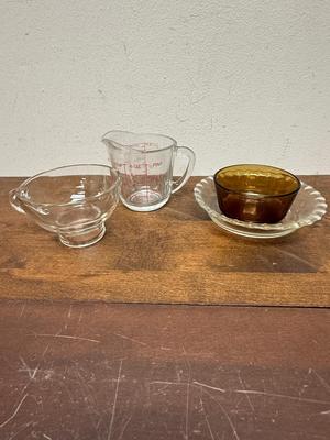 Glass Cup, Bowl, Dish and Measuring Cup