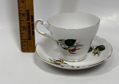 Collectible Teacup and Saucer: Regency English Bone China