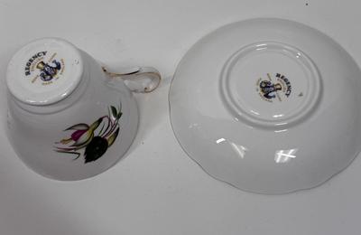 Collectible Teacup and Saucer: Regency English Bone China