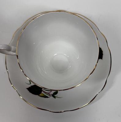 Collectible Teacup and Saucer: Regency English Bone China