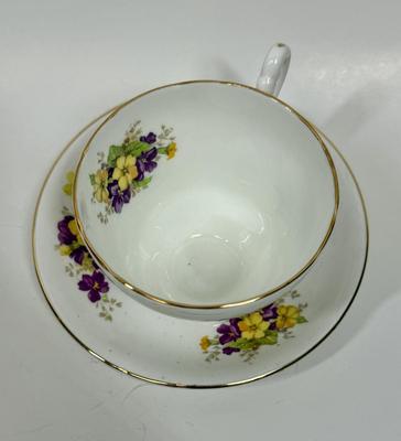 Collectible Bone China Teacup and Saucer