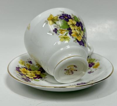 Collectible Bone China Teacup and Saucer