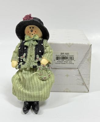 Artisan Flair, Plum Sugar Snowman Shelf sitter