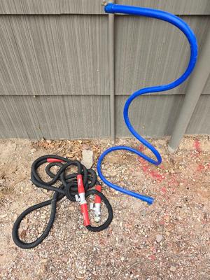 Orbit Cobra Mist Stand - Cool Down Lawn Sprinkler with like new pocket hose