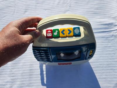 1997 Fisher-Price Cassette Recorder With Microphone Model 73801