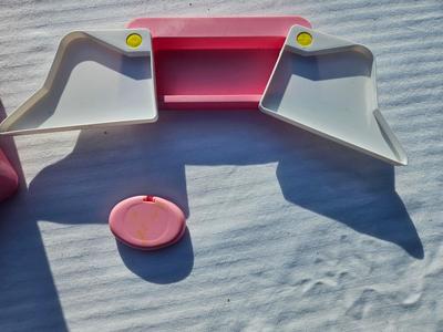 Vintage 1988 Barbie Star Vanity Mirror Light Up 80s Glam Mattel Pink